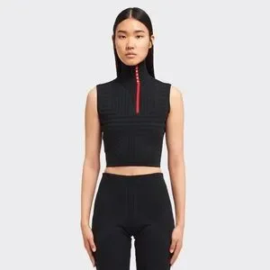 【送料&関税込】Prada Red Wool Crop-top Prada Red Wool Crop-top | italist